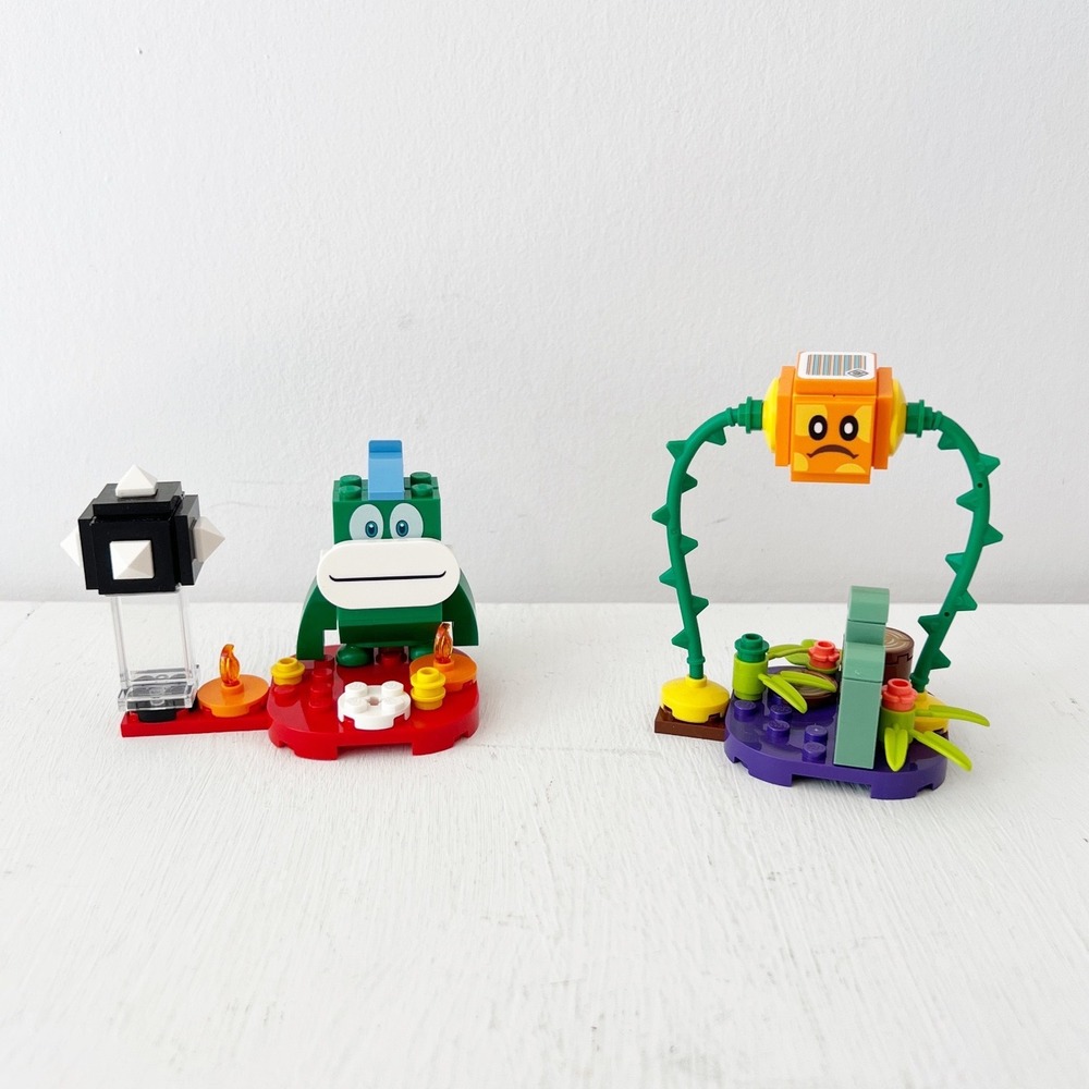 LEGO Super Mario Character Lot Spike Bramball Nintendo Figures Series 6 - Picture 1 of 3